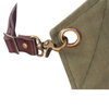 High quality strong industrial canvas apron with leather strap