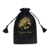 Wolesale bulk low price promotional logo custom personalized satin gift bag for wig package