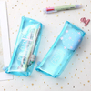 Creative ins transparent pencil case Korea stationery bag simple cute pencil case