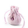 New jewelry velvet bag earrings bundle mouth drawstring jewelry small gift packaging bag