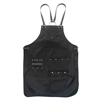 Factory profession design composite waterproof oxford material multifunction haircut work apron