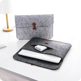 Factory promotional discount low price eco friendly practical felt bag for business office laptop protection case