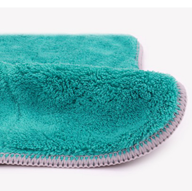 Double color bamboo fiber cleaning cloth for kitchen