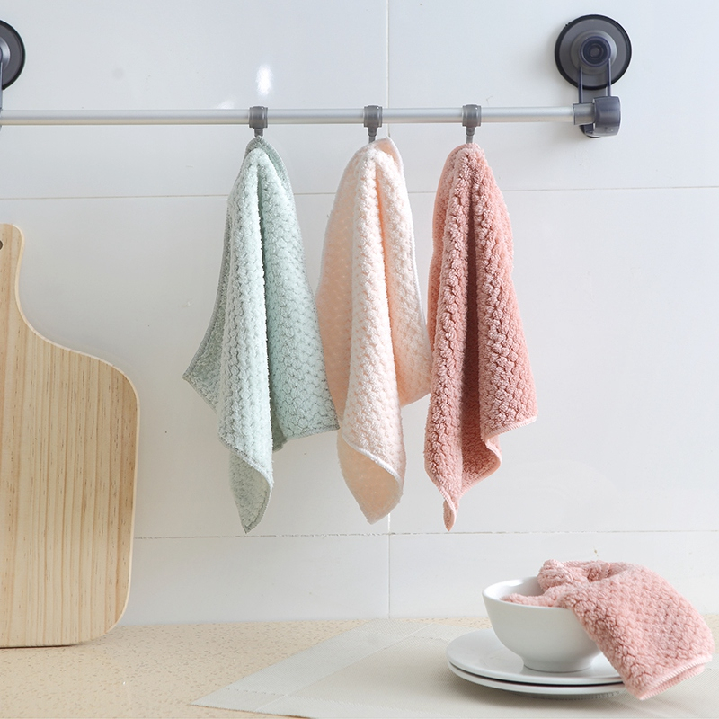 Customized promotional coral velvet  cleaning cloth