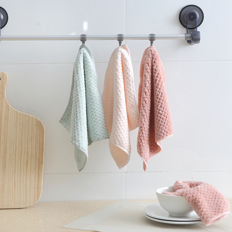 Customized promotional coral velvet  cleaning cloth