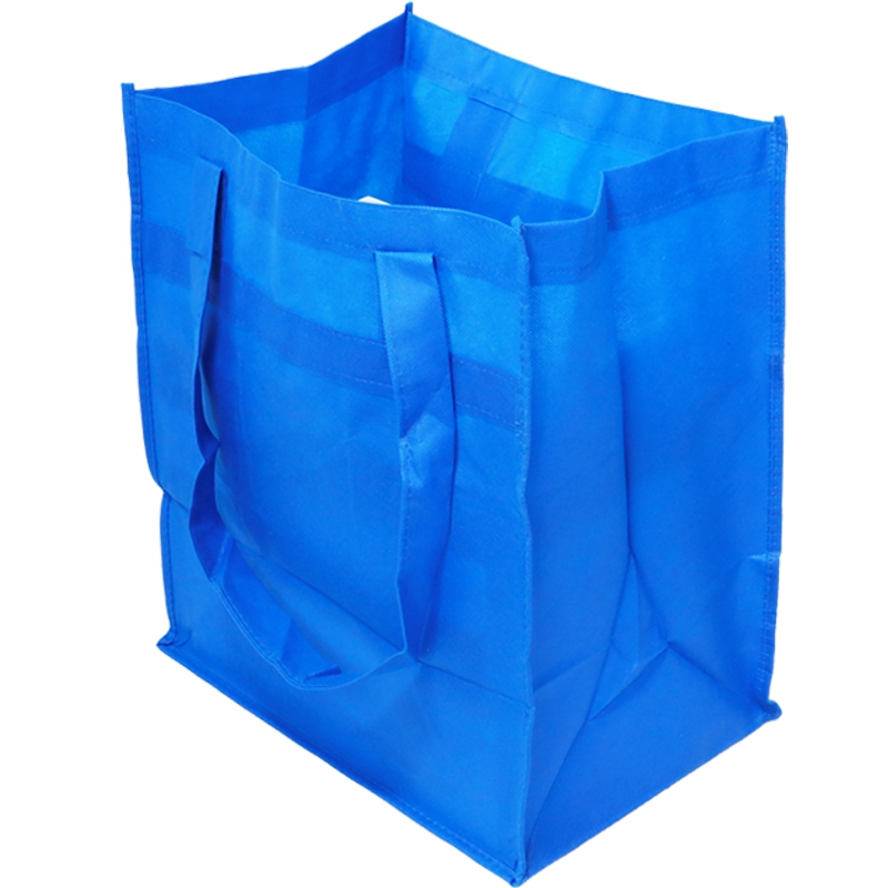 Thicken three-dimensional large capacity eco shopping bag supermarket non woven tote bag