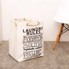Large Cotton And Linen Canvas Tote Bag Receiving Finishing Bag Drawstring Bundle Pocket Wholesale