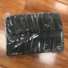 China supplier inventory product 1000pcs 80%polyester one color silk ptinting zigzag edge black microfiber glasses cloth