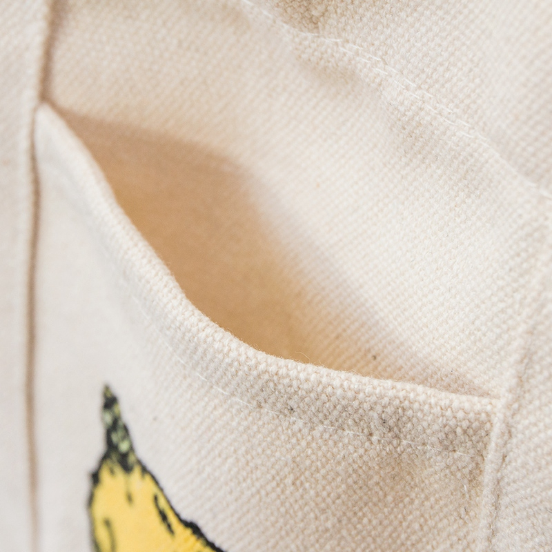 Hot sale ghost moon 100%cotton lady canvas tote bag shopping bag