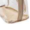 FREE DELIVERY Simple fashion transparent spliced PVC tote bag