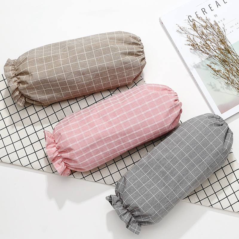 Simple four seasons with men and women's kitchen office down jacket polyester fiber oversleeve