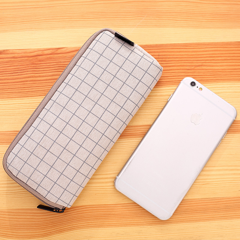 Student simple fashion storage pen bag large capacity stationery bag