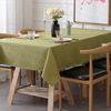Customized Nordic Japanese fabric cotton and linen simple modern round rectangular table cloth