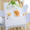 Custom polyester cotton print simple fresh tablecloth