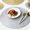 Japanese style ramie four color home dining mat table mat insulation bowl pot mat