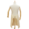 New product natural cotton fabric extra large lightweight and breathable lattice long apron for promotional