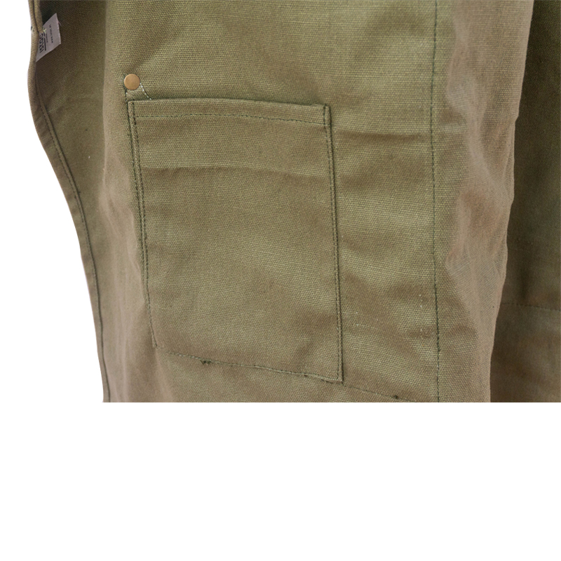 High quality strong industrial canvas apron with leather strap