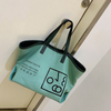 INS fashion canvas bag 2019 new limited fashion wild large capacity shoulder bag