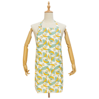 High quality waterproof soft polyester cartoon printing cute fashion cooking cleaning apron