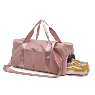 Independent shoes dry and wet separation sports female yoga gym bag simple large-capacity travel sports training bag
