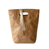 Washed kraft paper bag high quality strong and wear resistant breathable dupont tyvek lunch bread bag