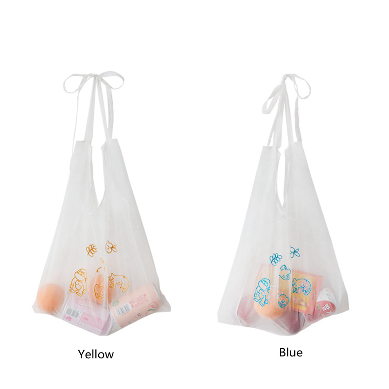 Transparent organza shoulder bag for ladies