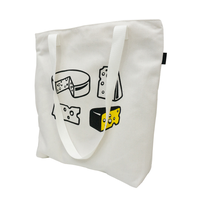 Funny cartoon printing interesting fashion popular women canvas tote shopping bag