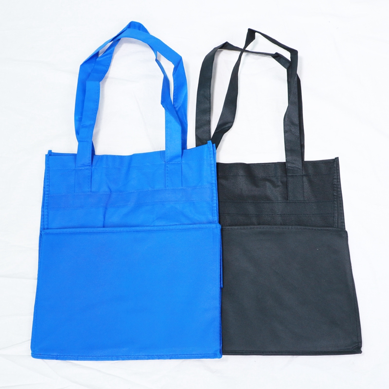 Thicken three-dimensional large capacity eco shopping bag supermarket non woven tote bag
