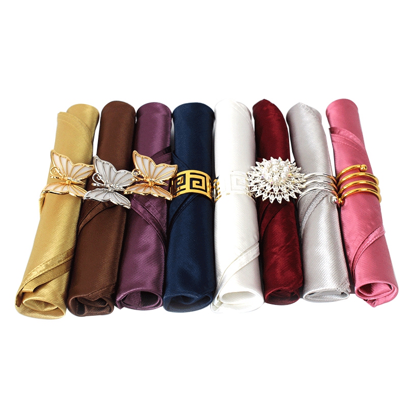 High quality chemical fiber table cloth western table wine cup napkin