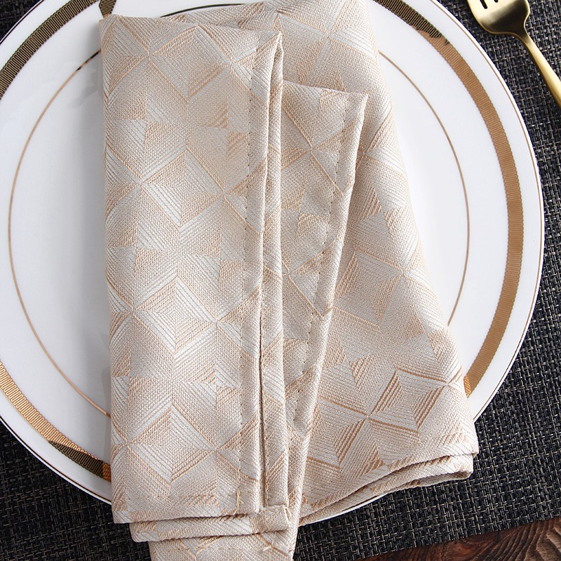 Creative jacquard yarn-dyed napkin fabric custom