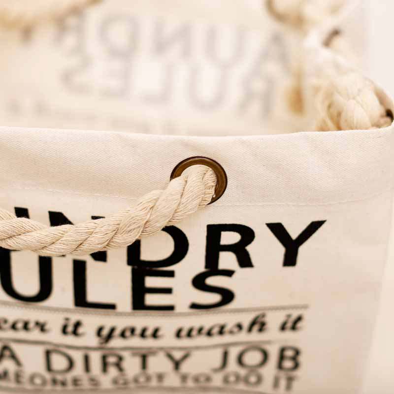 Large Cotton And Linen Canvas Tote Bag Receiving Finishing Bag Drawstring Bundle Pocket Wholesale