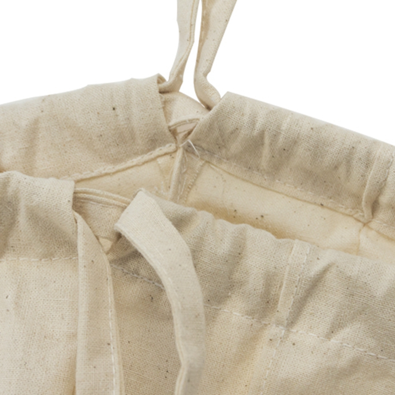 Simple blank light and breathable bulk wholesale cotton gift drawstring bag
