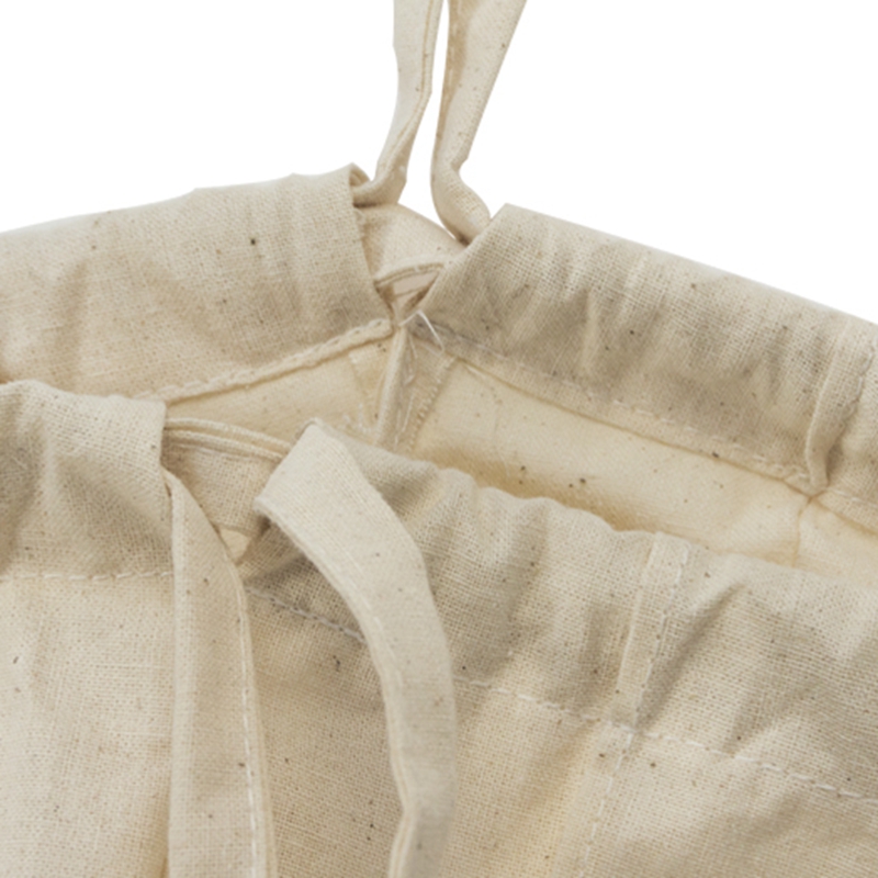 Simple blank light and breathable bulk wholesale cotton gift drawstring bag