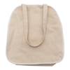 Factory stocks low price promotional natural white 8oz canvas shopping bag for women