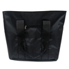 High quality thick waterproof 420D polyester oxford cloth fabric black travel tote bag