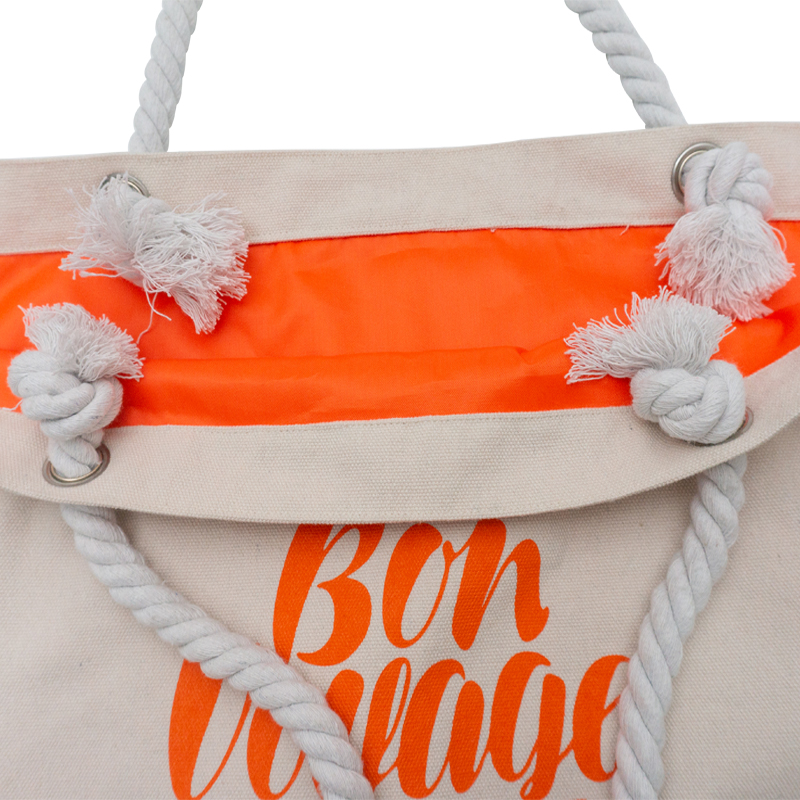 Extra large thick strong durable load bearing 20kg adult canvas shopping tote bag with letter printing