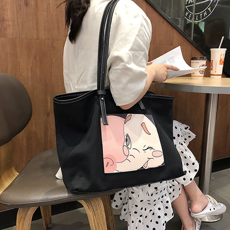 New women's bag Korean casual handbag fashion canvas bag shoulder Messenger bag large capacity travel bag