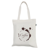 Single silk printing fashion lightweight reusable standard size cotton canvas tote shopping bag for sale
