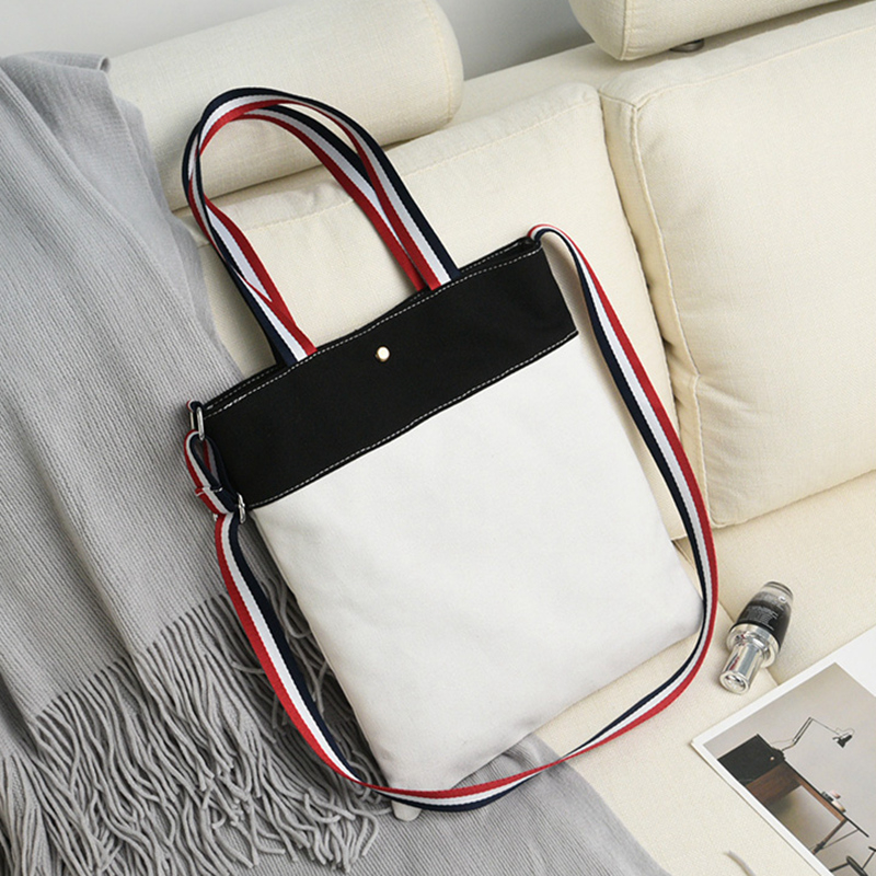 Ins wild canvas bag female messenger bag college shoulder canvas bag from China Supplier
