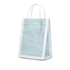 Pleated kraft paper color matching ladies large capacity tote bag waterproof lightweight reusable tyvek gift bag