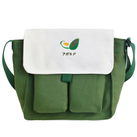 2019 new fashion student messenger bag Korean version canvas shoulder messenger leisure bag