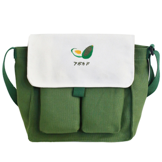 2019 new fashion student messenger bag Korean version canvas shoulder messenger leisure bag