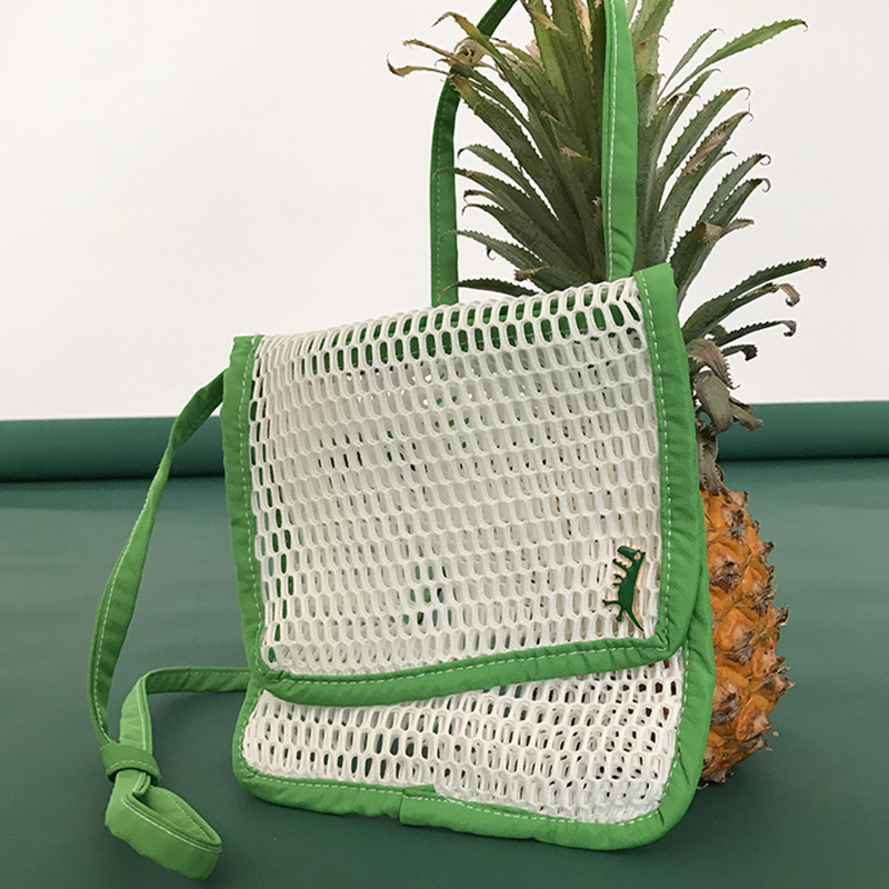 2019 new mobile phone bag hollow small sling carrying case single shoulder wild small cotton mesh bag