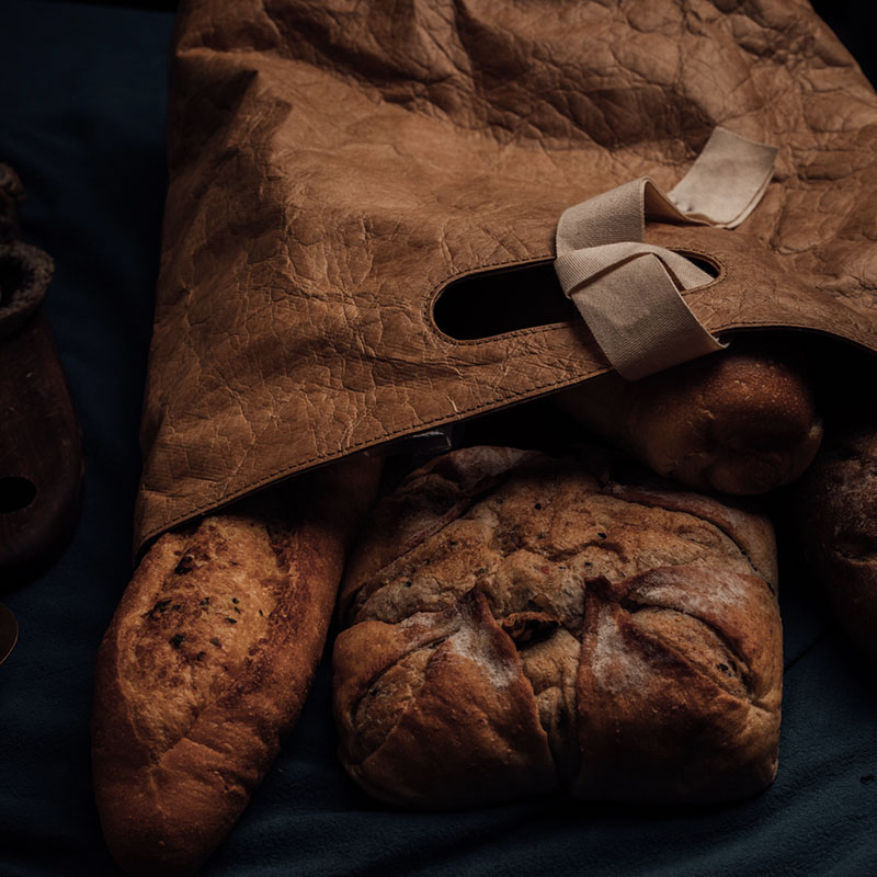 Washed kraft paper bag high quality strong and wear resistant breathable dupont tyvek lunch bread bag