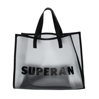 New style orginal design one-shoulder pvc jelly transparent female bag large tote shopping bag