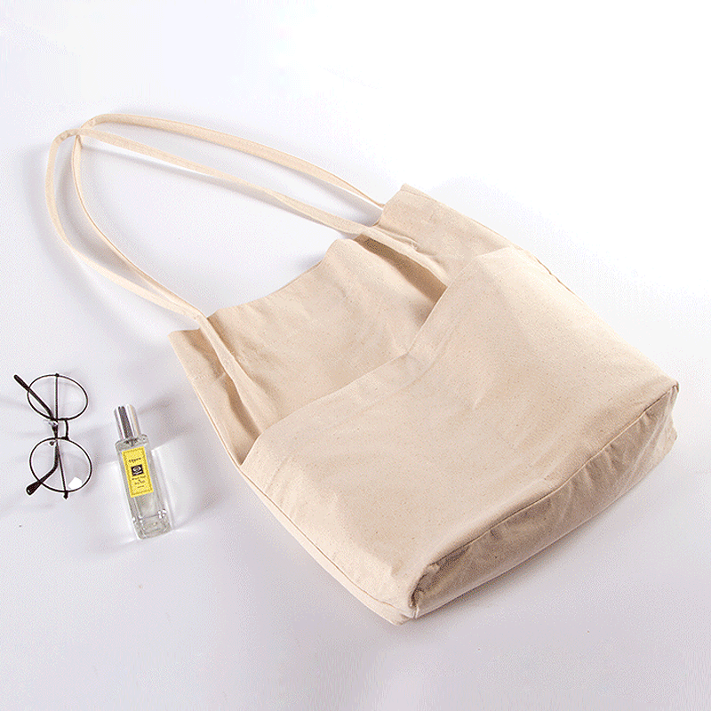 Factory logo printing custom Japanese-style large-capacity female college wind canvas shoulder bag
