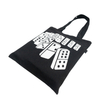 Standard 8oz 35x40cm logo silk printing fashion personalized canvas zipper bag
