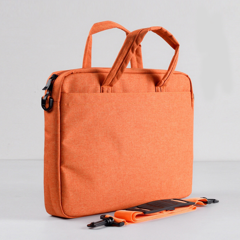 Lightweight new material simple portable diagonal cross-section laptop briefcase bag for multi-size computer