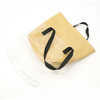 Transparent Pvc Shopping Single Shoulder Bag With Inner Tyvek Bag