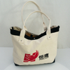 Logo printed custom canvas tote bag natural eco friendly cotton shopping bag promotion